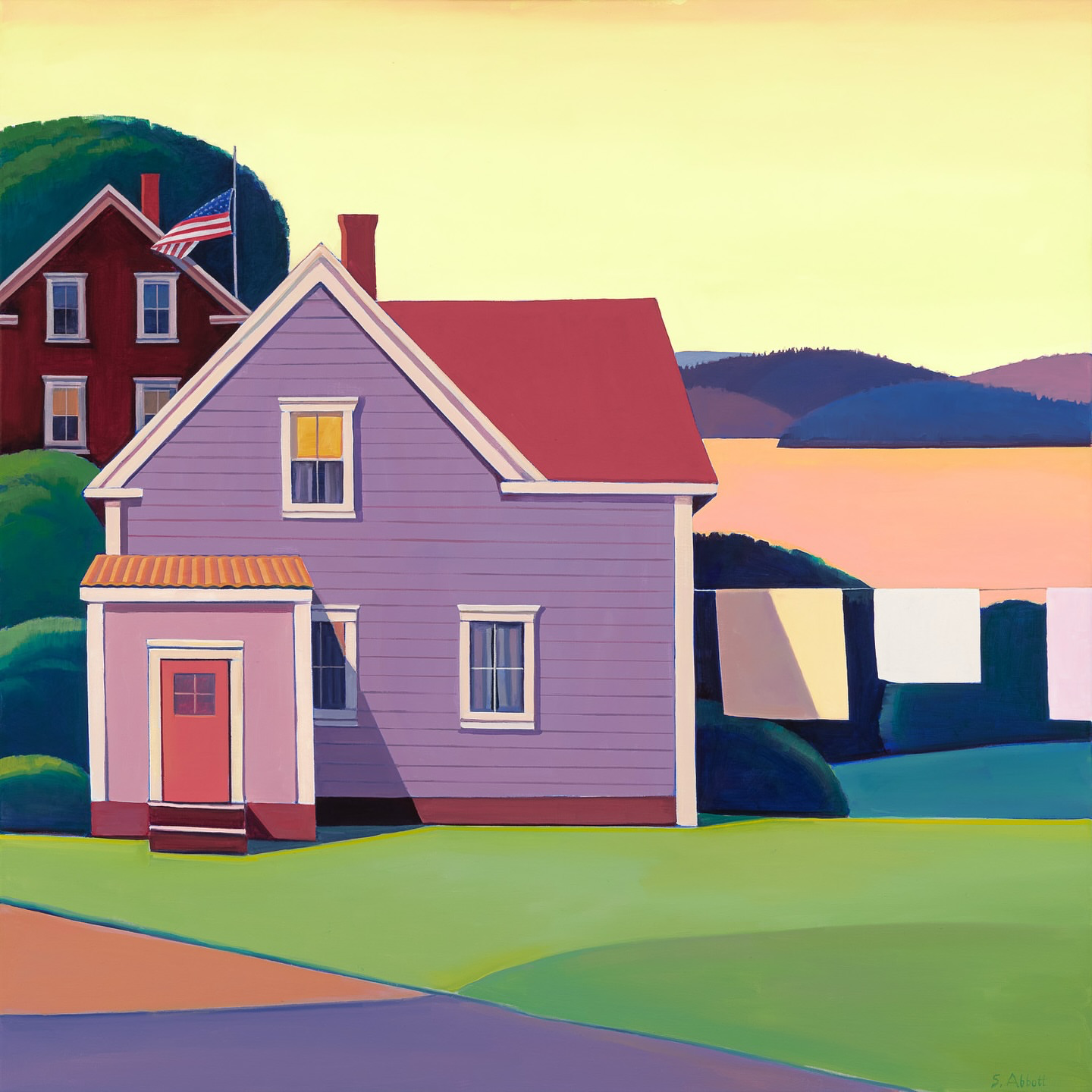 What I like about Susan Abbott’s suburban landscapes